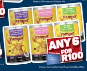Pampers Canned Cat Food Assorted-Any 6 x 385/400g