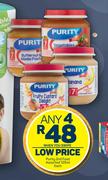 Purity 2nd Food Assorted-Any 4 x 125ml