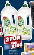 Handy Andy Cream Cleaner Lemon-For 2 x 1.5L