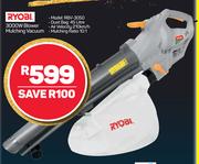  Ryobi 3000W Blower Mulching Vacuum RBV-3050