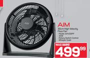 Aim 30cm High Velocity Floor Fan AHV30PP