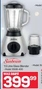 Sunbeam 1.5L Glass Blender SSGB-400