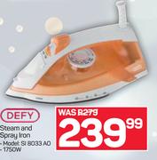 Defy Steam & Spray Iron SI 8033 AO