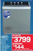Defy 15Kg Metallic Twin Tub Washing Machine DTT151