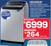 Samsung 13Kg Silver Digital Inverter Top Loader Washing Machine WA13T5260BY