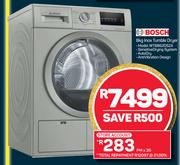 Bosch 8KG Inox Tumble Dryer WTB8620SZA