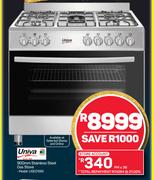 Univa 900mm Stainless Steel Gas Stove UGE019SI