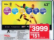 TCL 43" (109cm) Android Smart Full HD TV 43S5200