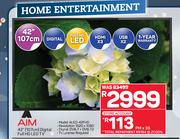 Aim 42" (107cm) Digital Full HD LED TV  ALED-42FHD