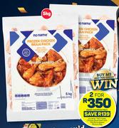 No Name IQF Frozen Chicken Braai Pack With 15% Brine Based Mixture-For 2 x 5Kg