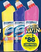 Domestos Multi Purpose Thick Bleach Assorted-For 3 x 750ml