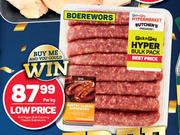 PnP Hyper Bulk Country Classic Boerewors-Per Kg
