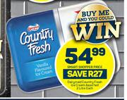 Dairymaid Country Fresh Ice Cream Assorted-2L Each