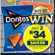 Simba Doritos Corn Chips Assorted-For 2 x 150g