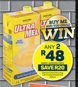 Danone Ultra Mel Long Life Custard Assorted-For 2 x 200ml
