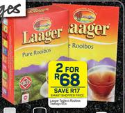 Laager Tagless Rooibos Teabags-For 2 x 80s