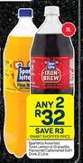 Sparletta Twist Lemon Or Granadilla Flavoured Carbonated Soft Drink-For 2 x 2L