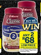 Clover Classic Mayonnaise Assorted-For 2 x 750g