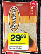 Spekko Long Grain Parboiled Rice-2Kg