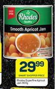 Rhodes Superfine Apricot Jam-900g