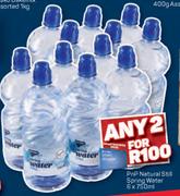 PnP Natural Still Spring Water-For 2 x 6 x 750ml