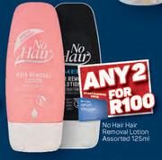 No Hair Removal Lotion Assorted-For 2 x 125ml