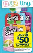 Rhodes Squish Infant Food Assorted-For 5 x 110ml