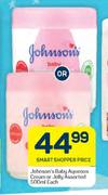 Johnson's Baby Aqueous Cream Or Jelly Assorted-500ml Each