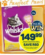 Whiskas Meaty Nuggets Assorted-2Kg Each