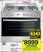 Univa 900mm Stainless Steel Gas Stove UGE19SI