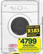 Defy 5Kg White Tumble Dryer DTD258