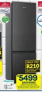 Hisense 264L Inox Fridge H370BIT