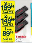 Sandisk Cruzer Blade 32GB USB-For 2