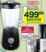 Defy 1.5L Table Blender 400W TB5400 B