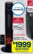 Goldair Fan Heater FPLC Effect & + Remote