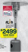 Alva Powder Coated Split Pole Patio Gas Heater