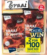 Pick & Pay Briquettes-For 2 x 4Kg