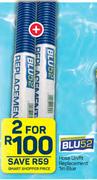 Blu 52 Hose Unifit Replacement 1m Blue-For 2