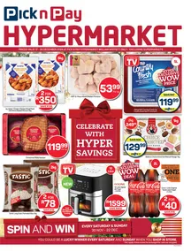 Pick n Pay Hypermarket Eastern Cape : Christmas Specials (17 December - 26 December 2024)