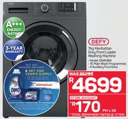 DEFY 7KG Manhattan Grey Front Loader Washing Machine - DAW384