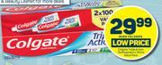 Colgate Triple Action Toothpaste Value Pack-2 x 100ml