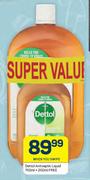 Dettol Antiseptic Liquid 750ml + 250ml Free