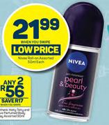 Nivea Roll On Assorted-50ml Each