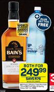 Bain's Whisky Cape Mountain-750ml Get PnP Natural Spring Water Still 1.5L Free-Both For