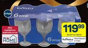 Valvetro Wine Glasses 6 Pack