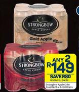 Strongbow Apple Cider Cans Assorted-Any 2 x 6 x 440ml