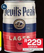 Devils Peak Lager Keg-5L