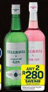 Belgravia London Dry Gin Assorted-For 2 x 750ml