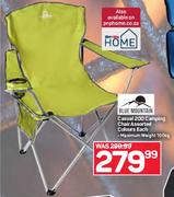 Blue Mountain Casual 200 Camping Chair Assorted Colours-Each