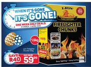 Lion Firelighter Chunks-1.5Kg